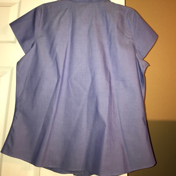 Coldwater Creek button down short sleeved blouse - Picture 3 of 3